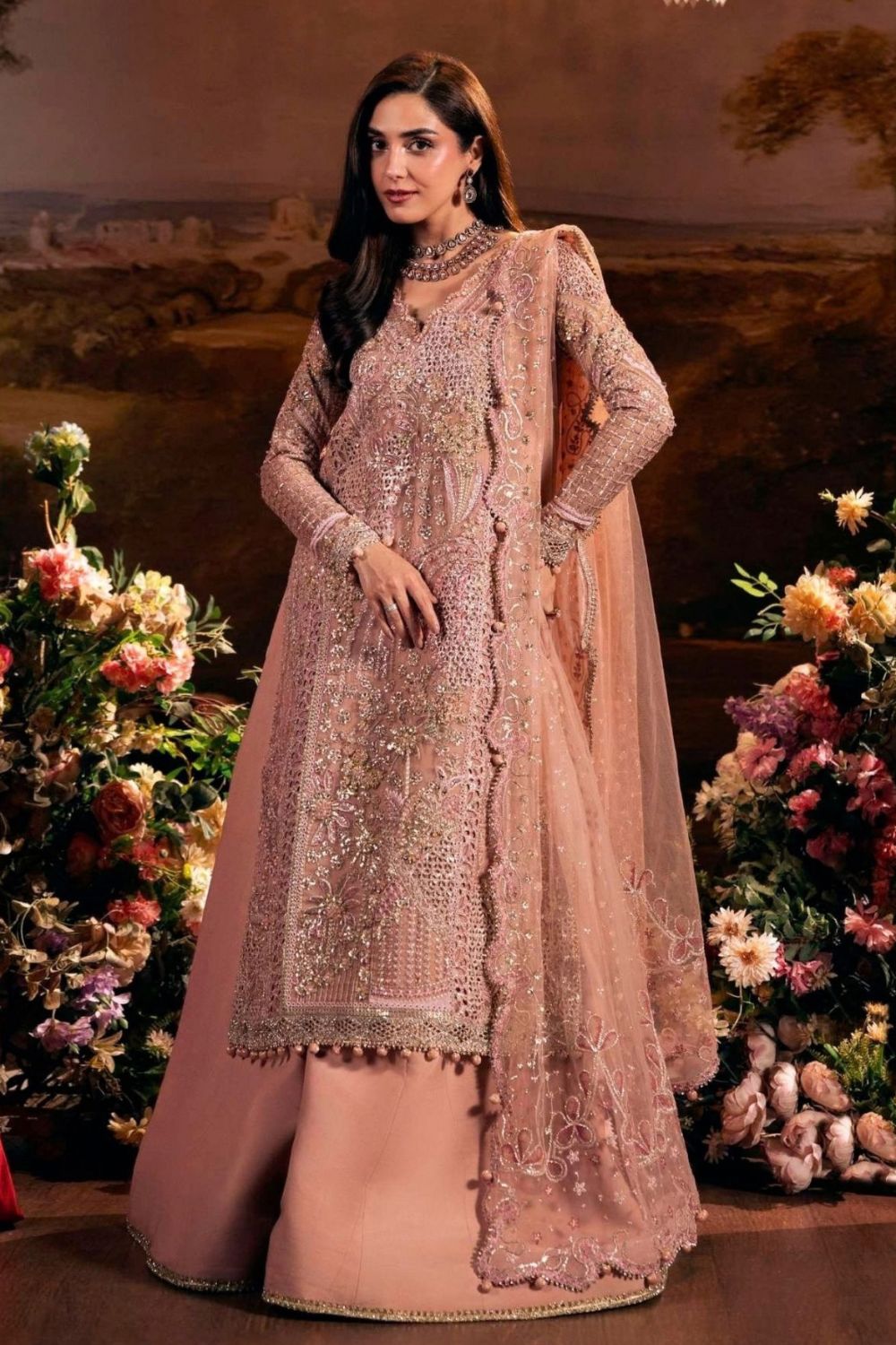 Elaf Premium Serenade 3 Piece Unstitched Embroidered EHM-03 VALENTINA