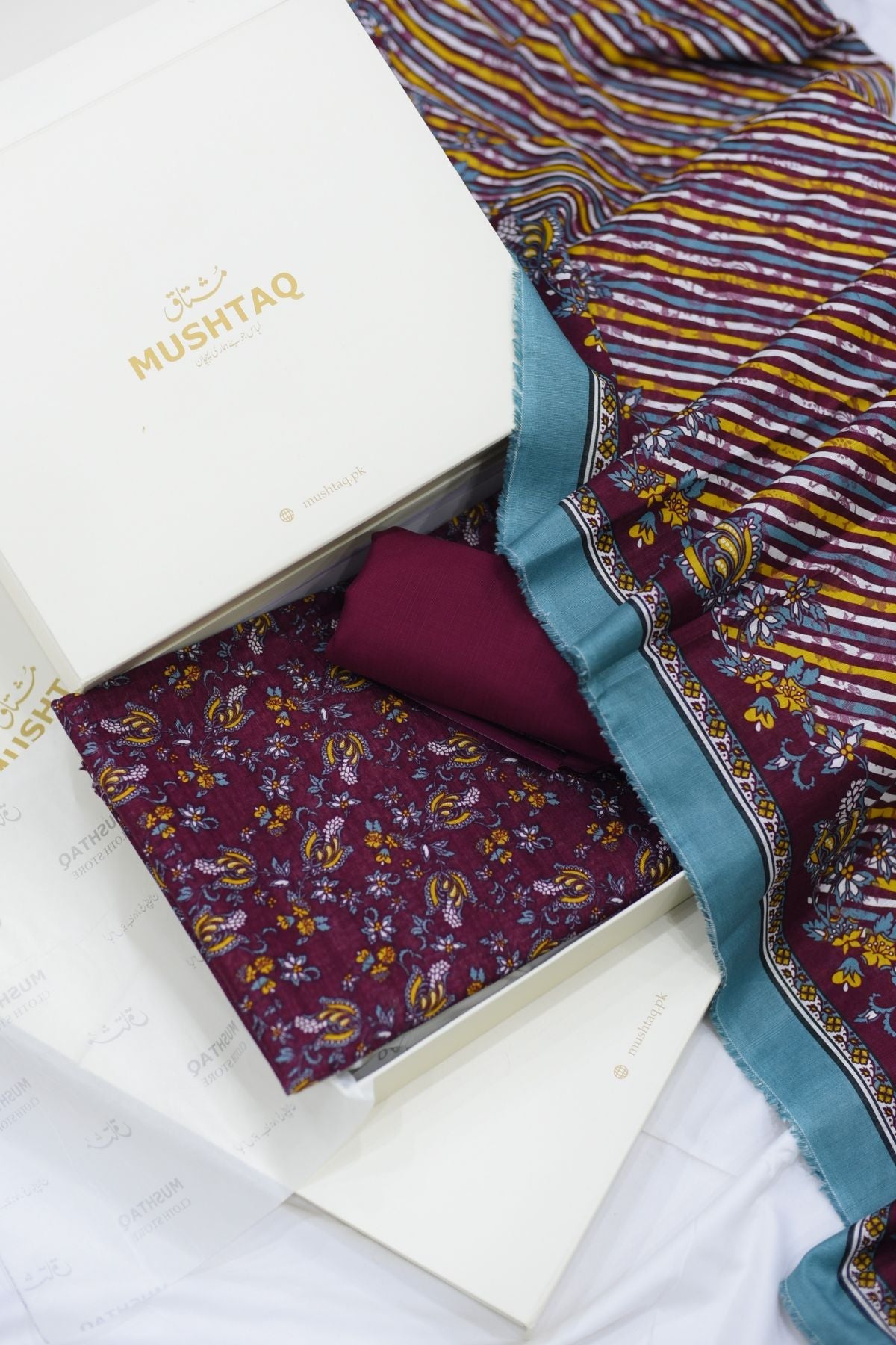 3Pcs Printed Khaddar Degsin - 99