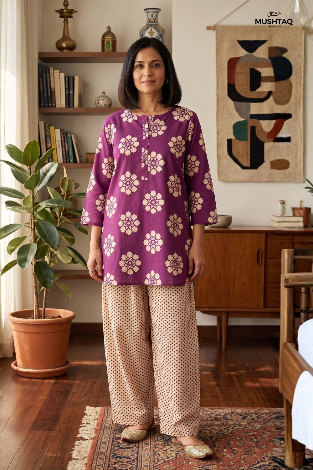 2Pcs Unstitched Cotton Printed Collection Desgin - 3