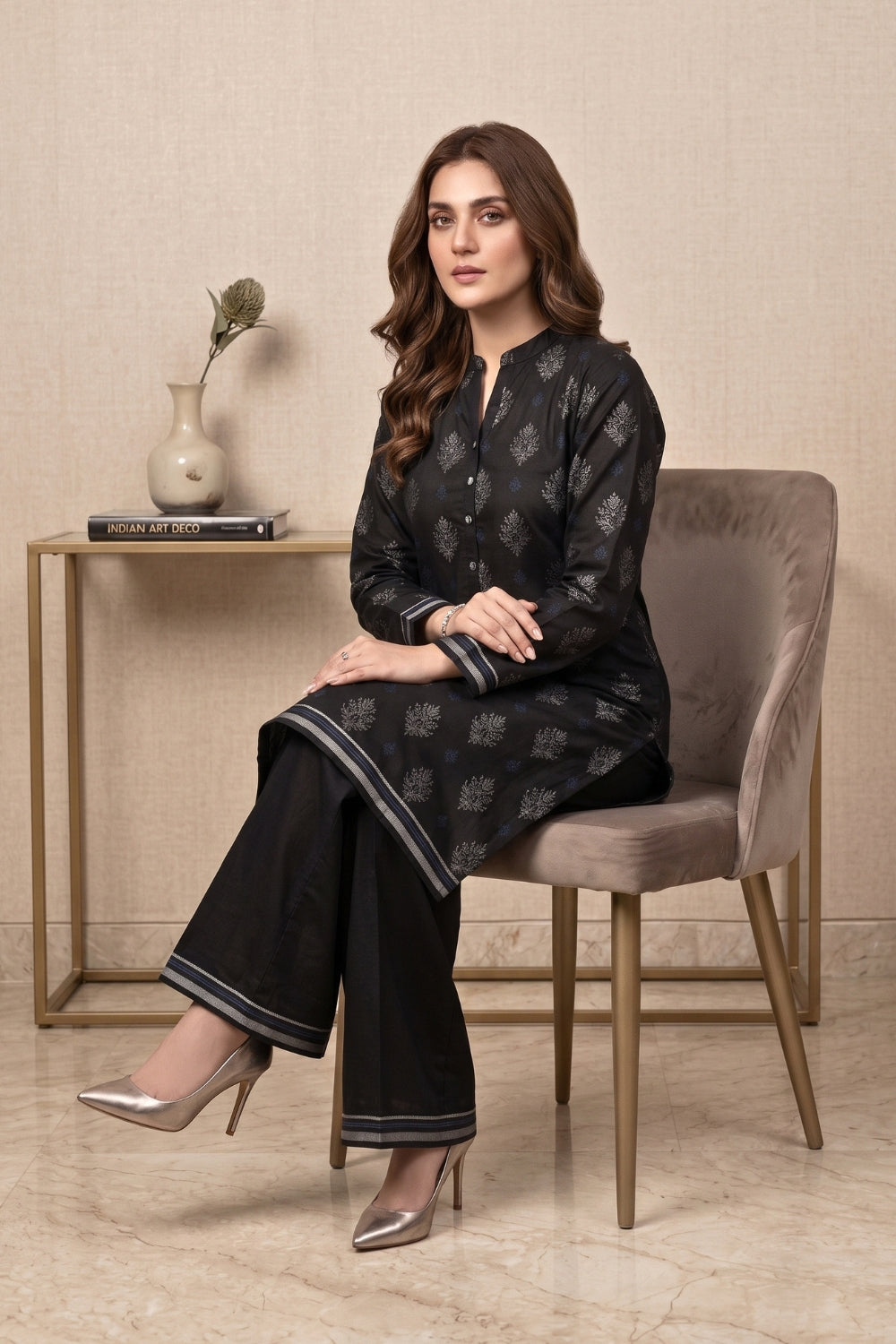 2Pcs Unstitched Printed Marina Ghazal Collection Desgin - 3