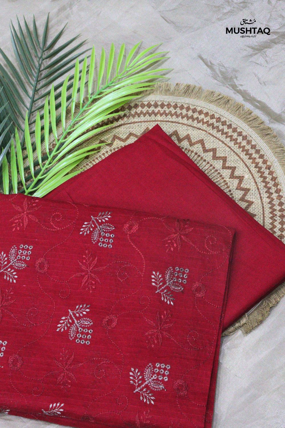 2Pcs Embroidered Lawn Desgin - 17