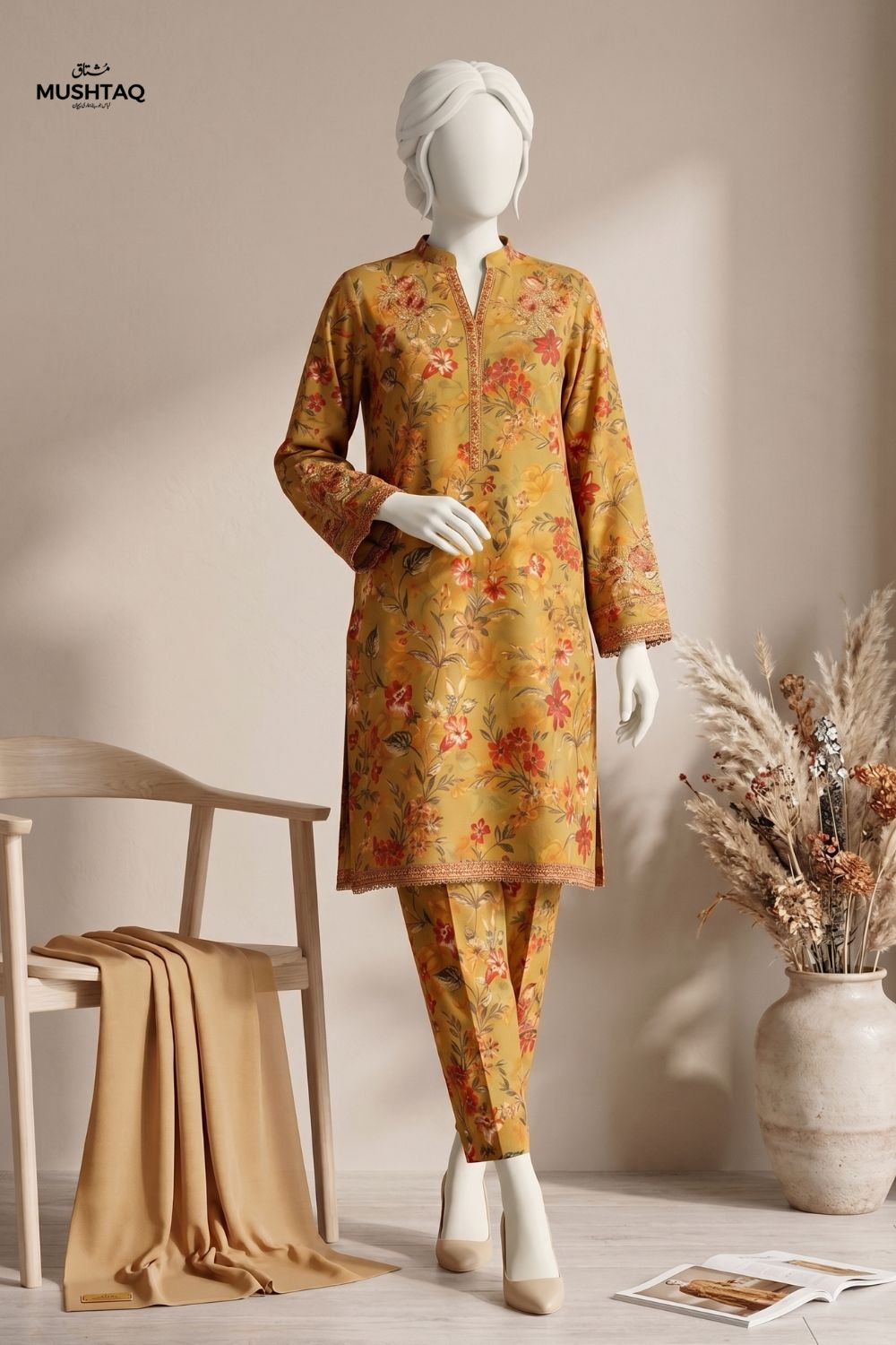2Pcs Printed Lawn Desgin - 174