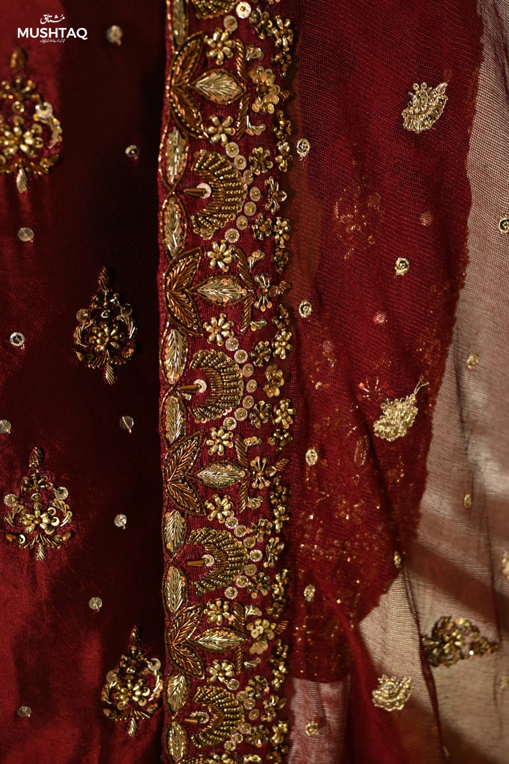 Dastaan-e-Uroos Bridal Wear by MCS Unstitched Handmade Pure Tissue Silk Bridal Wear Collection