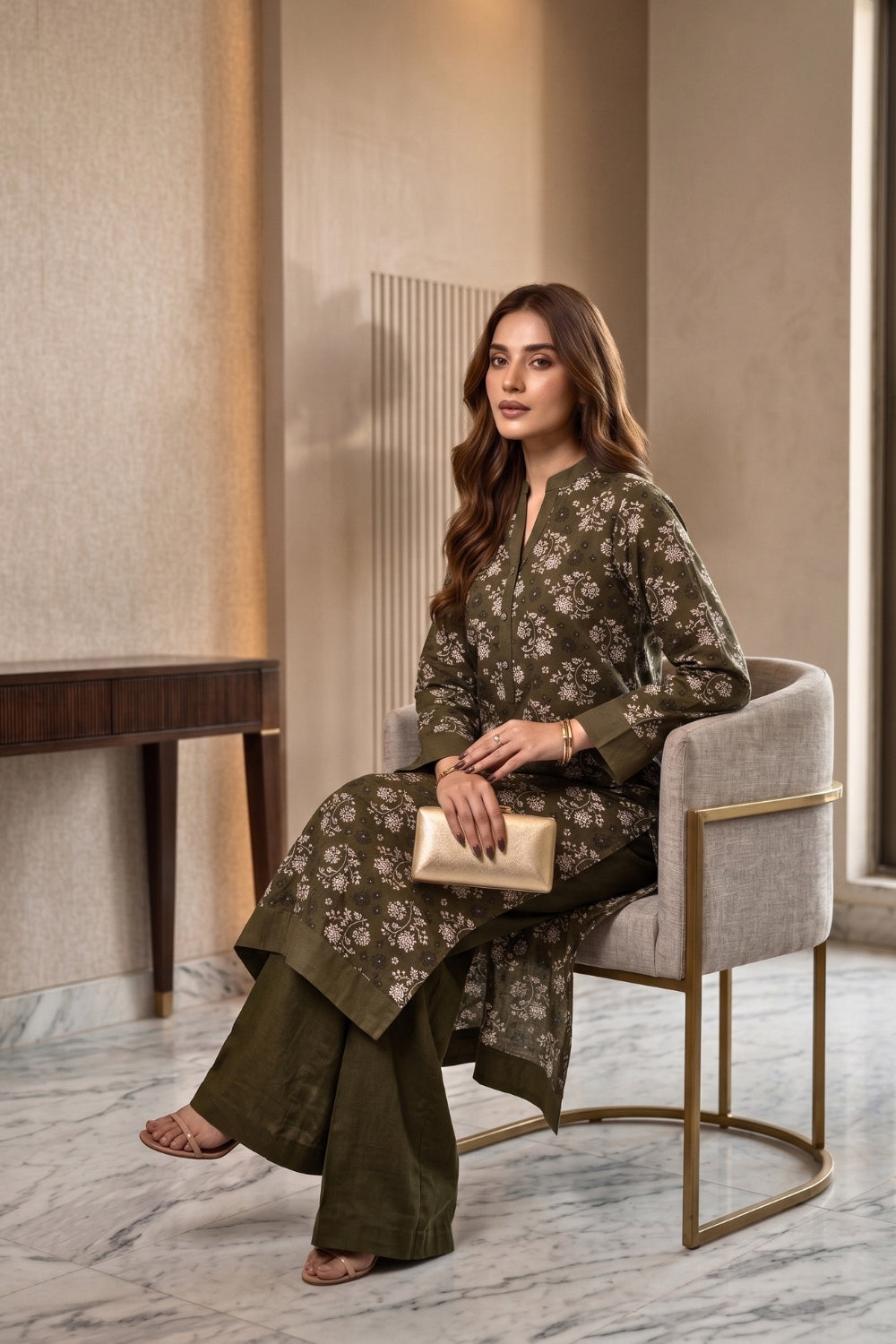 2Pcs Unstitched Printed Marina Collection Desgin - 3
