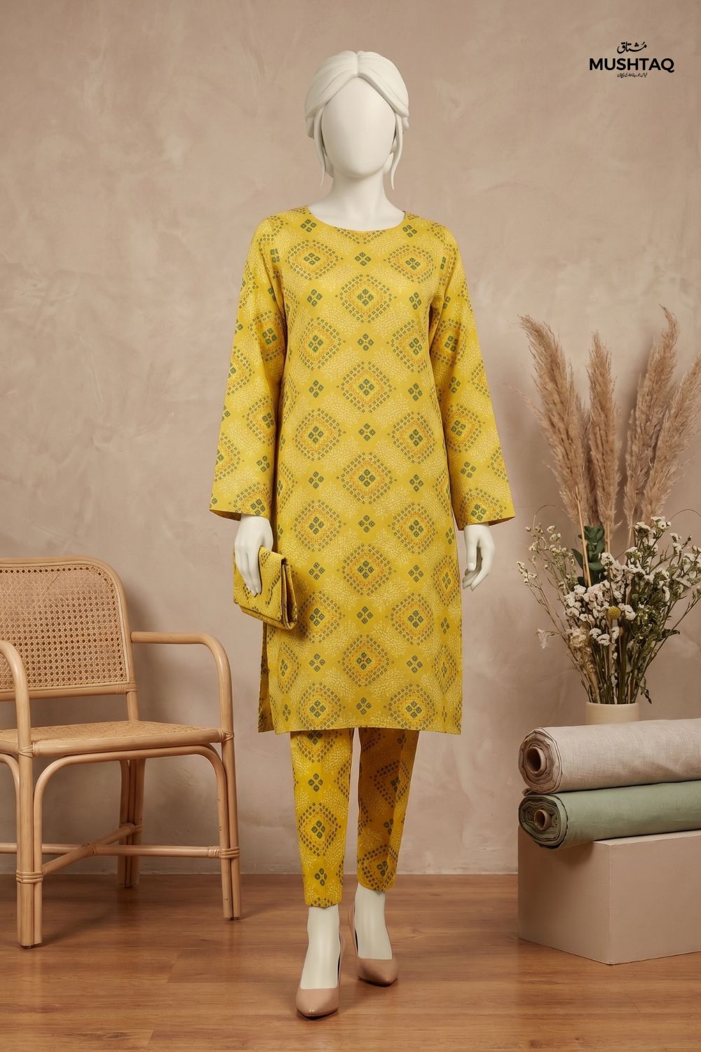 2Pcs Printed Lawn Desgin - 200