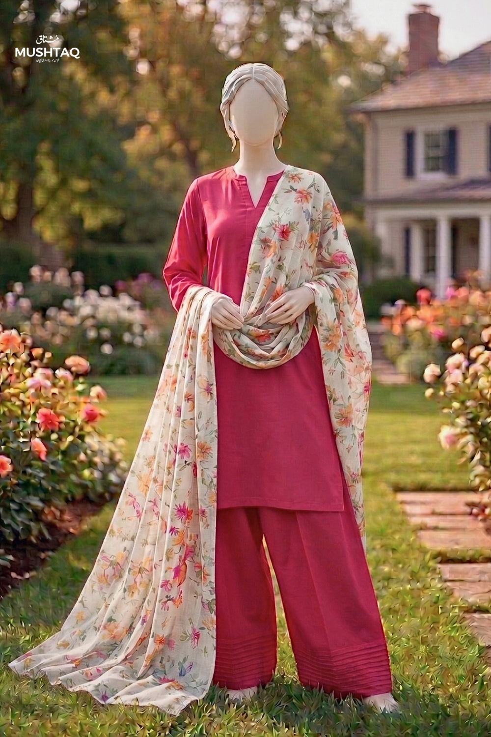 Printed Lawn Shawl Desgin - 6