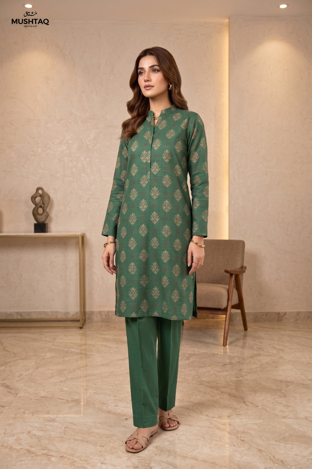 2Pcs Unstitched Printed Marina Ghazal Collection Desgin - 4