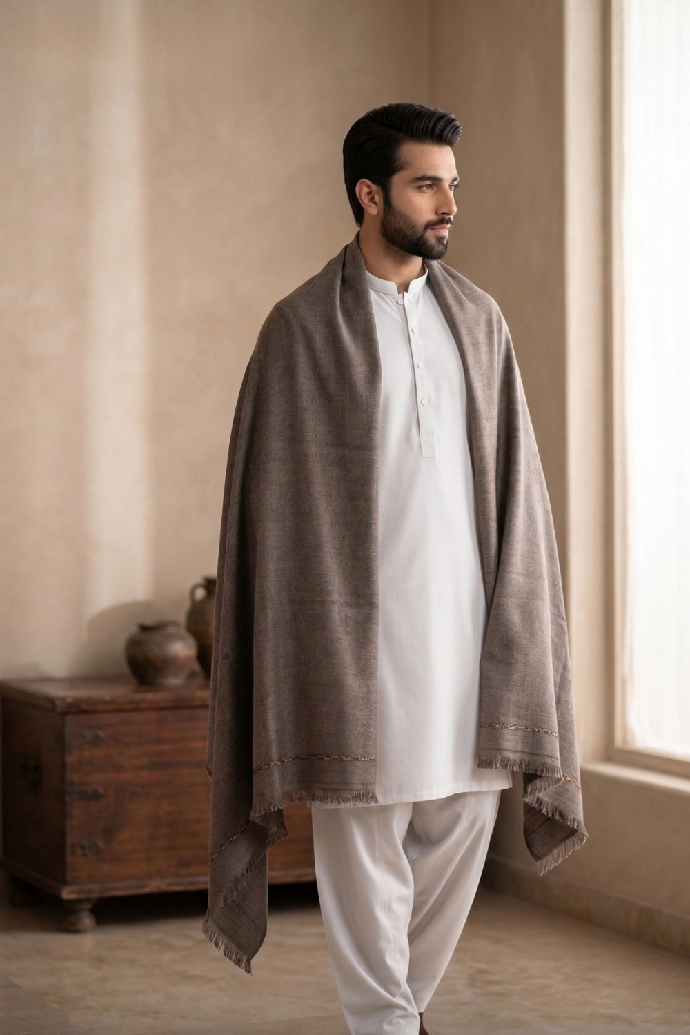 Mens Winters Shawl Desgin - 4