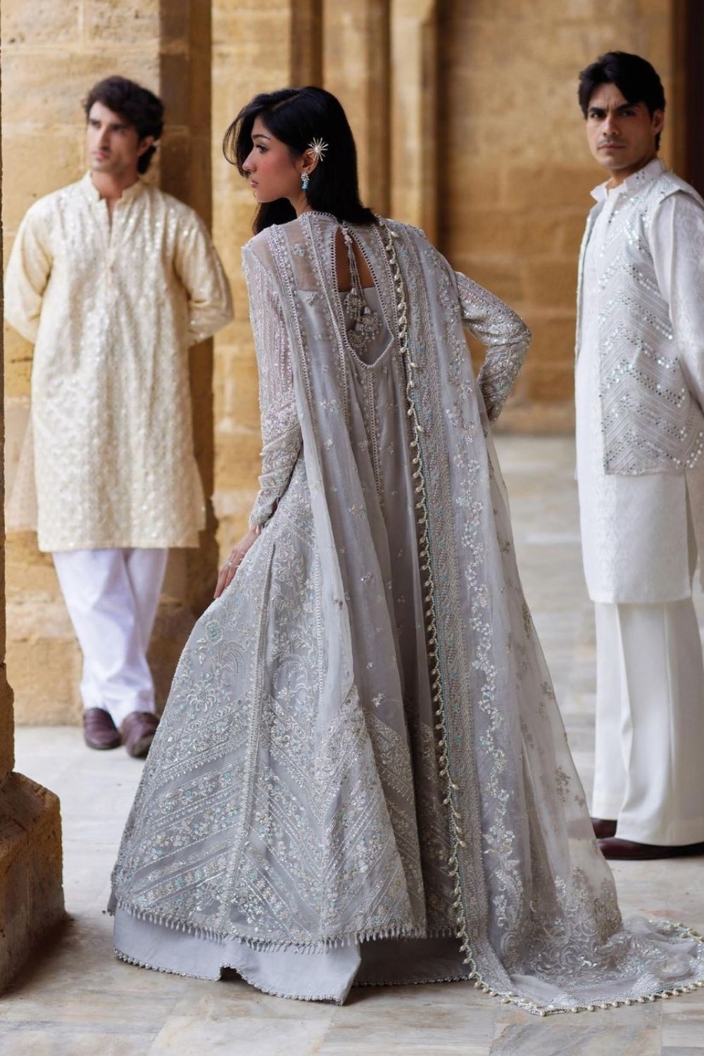 Afrozeh Dastangoi'26 3 Piece Unstitched Embroidered Suit Qissa