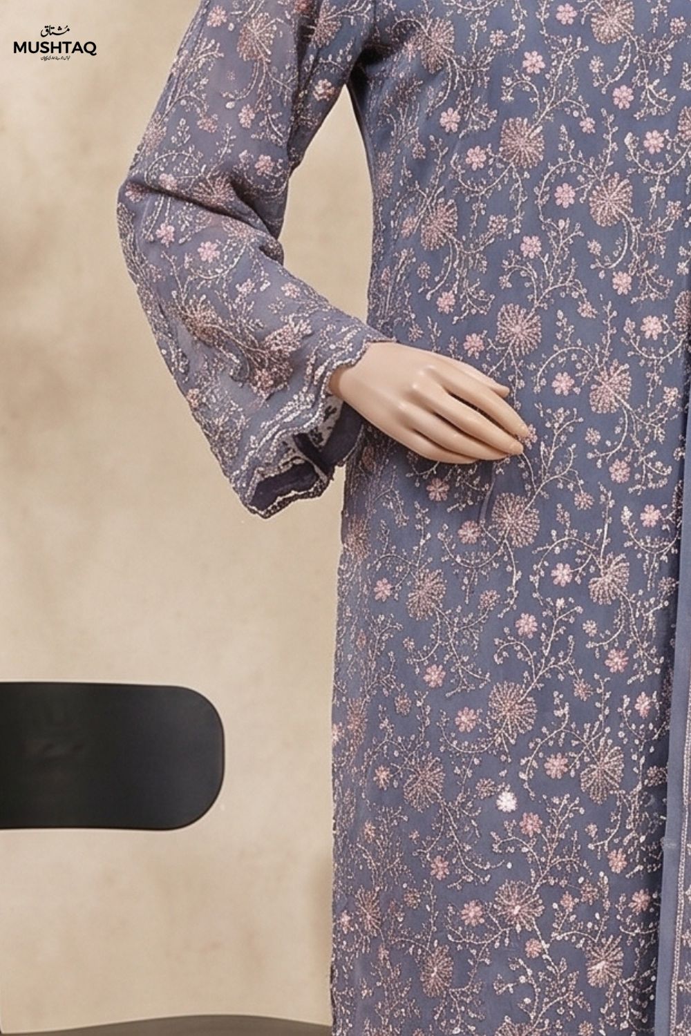 Mushtaq Afsana 4PCS Embroidered Chiffon Collection Desgin - 1