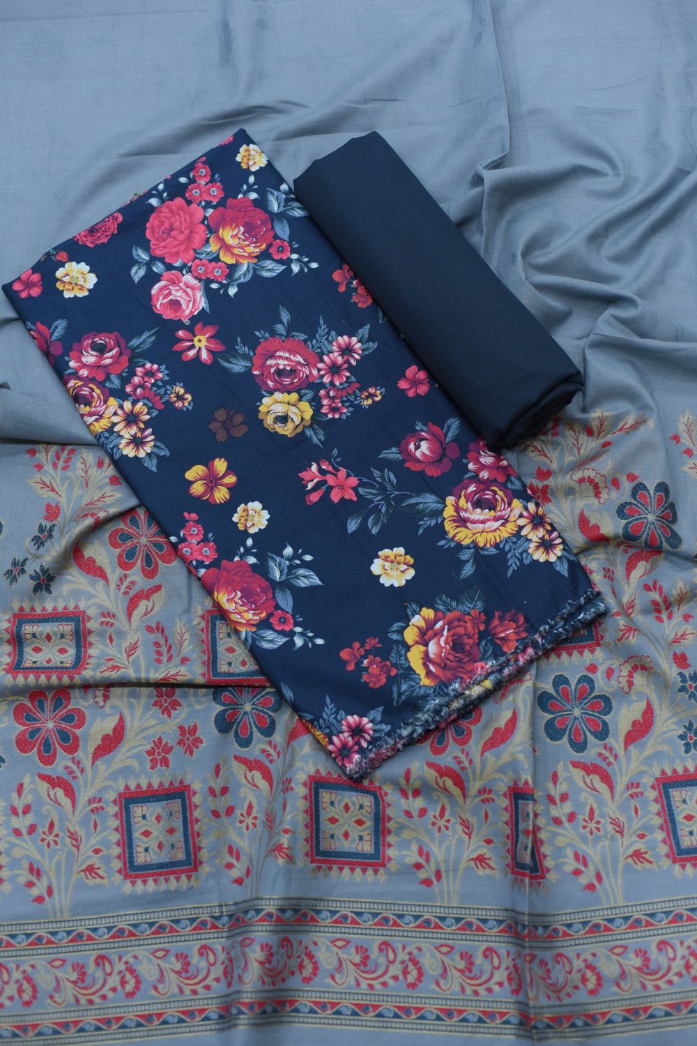 3Pcs Printed Khaddar Desgin -26