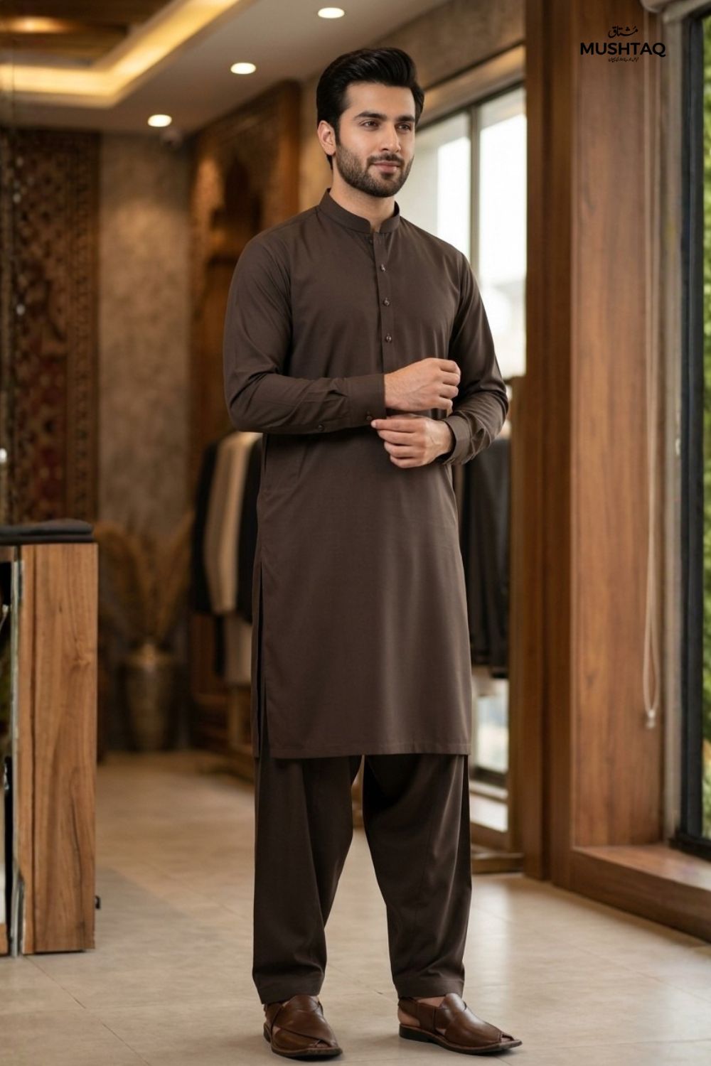 Mens Unstitched Wash & Wear Suit Desgin - 8