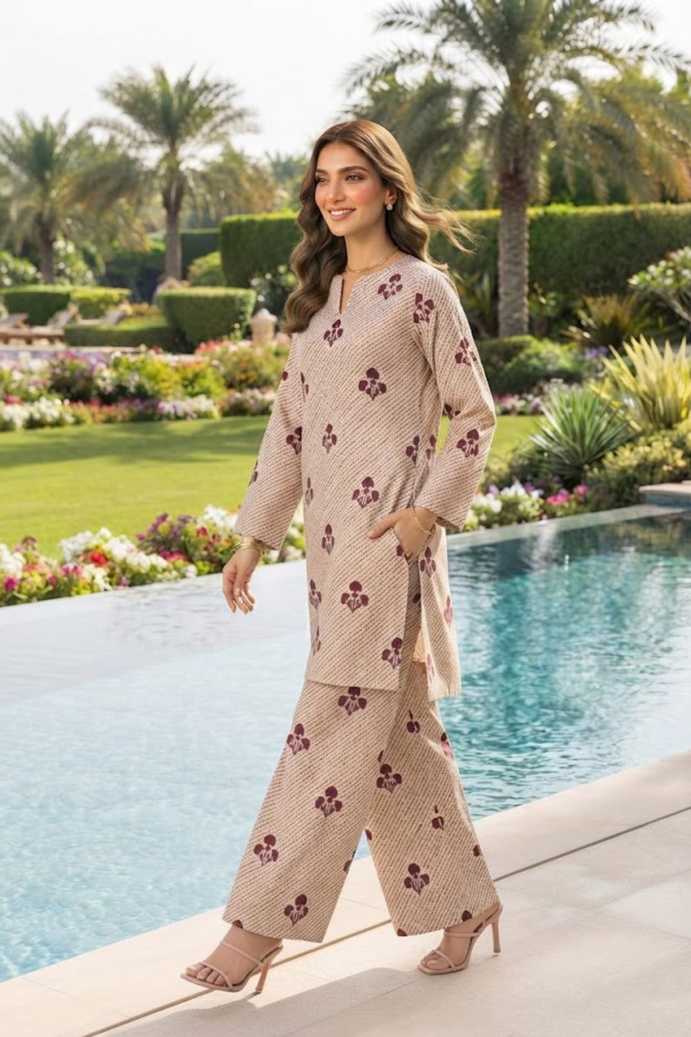 2Pcs Unstitched Printed Rang - e - Gull Lawn Collection Desgin - 3