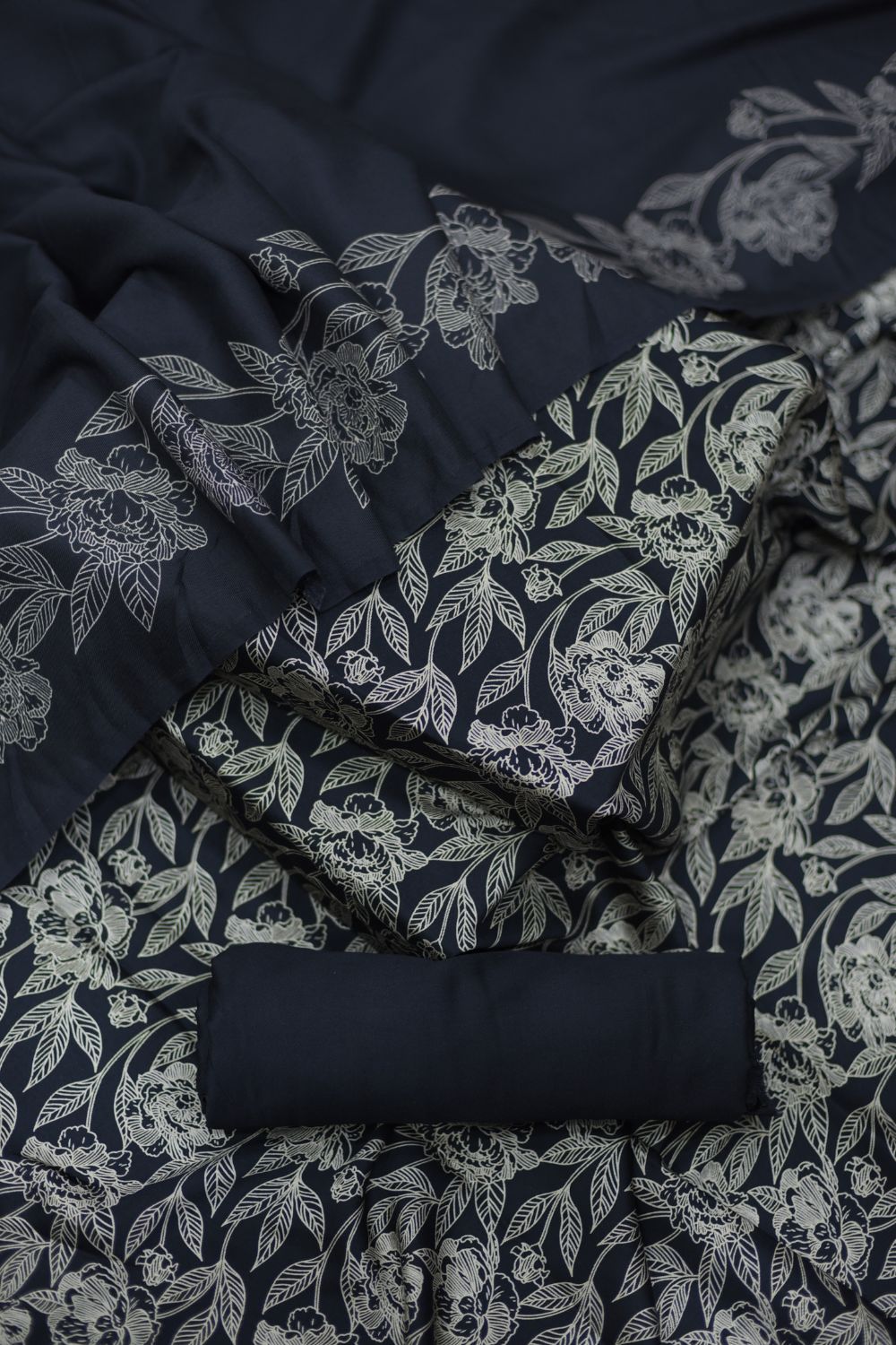 3Pcs Printed marina with wool Shawl Degsin - 20