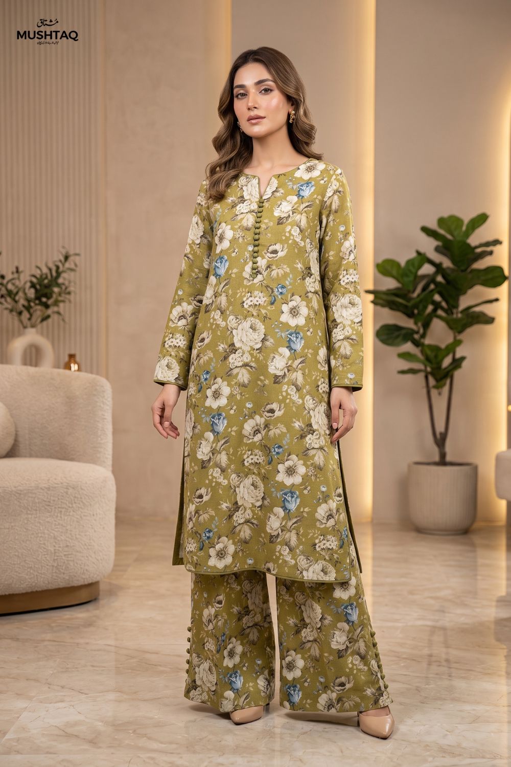 2Pcs Unstitched Printed Khaddar Nyra Collection Desgin - 5