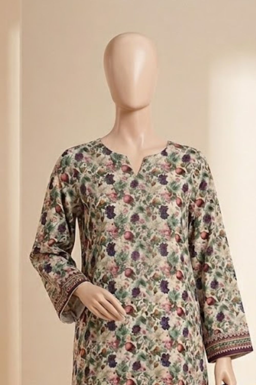 Mushtaq Mahrosh Collection 3Pcs Unstitched Printed Lawn Desgin - 3