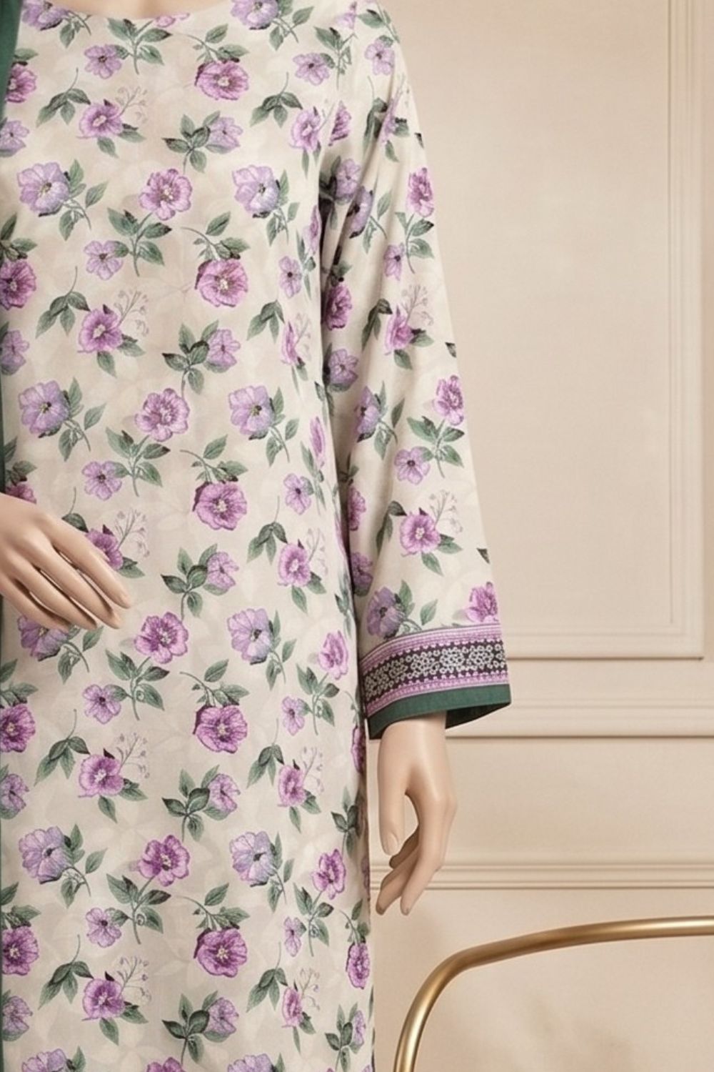 Mushtaq Zimal Collection 3Pcs Unstitched Printed Lawn Desgin - 3