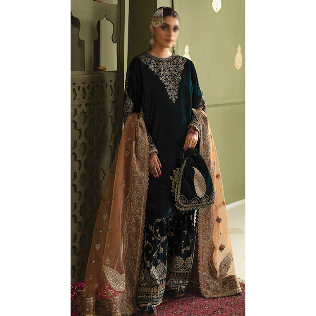 EMBROIDERED VELVET UF-464