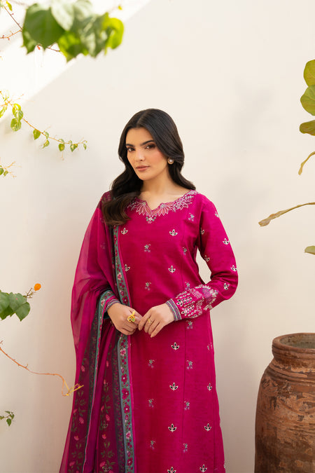Xenia Formals 3 Pc Unstitched Embroidered Lawn Suit VEYRAH