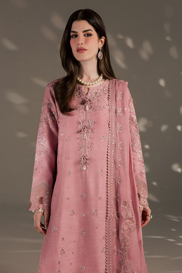 Nureh 3 Piece Silk Unstitched Embroidered Collection S-35