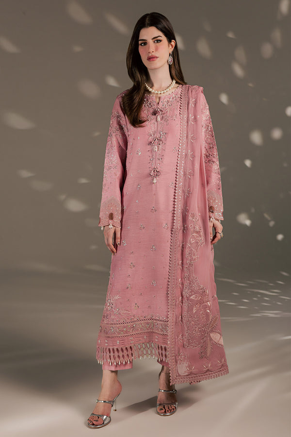 Nureh 3 Piece Silk Unstitched Embroidered Collection S-35