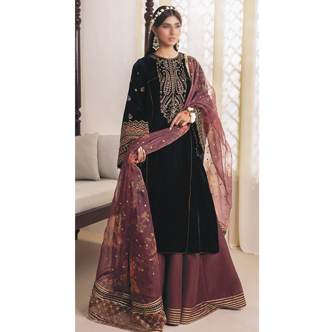 EMBROIDERED VELVET UF-424