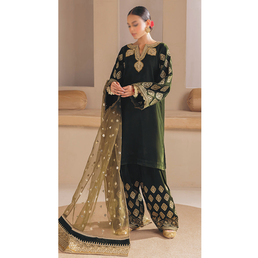 EMBROIDERED VELVET UF-425
