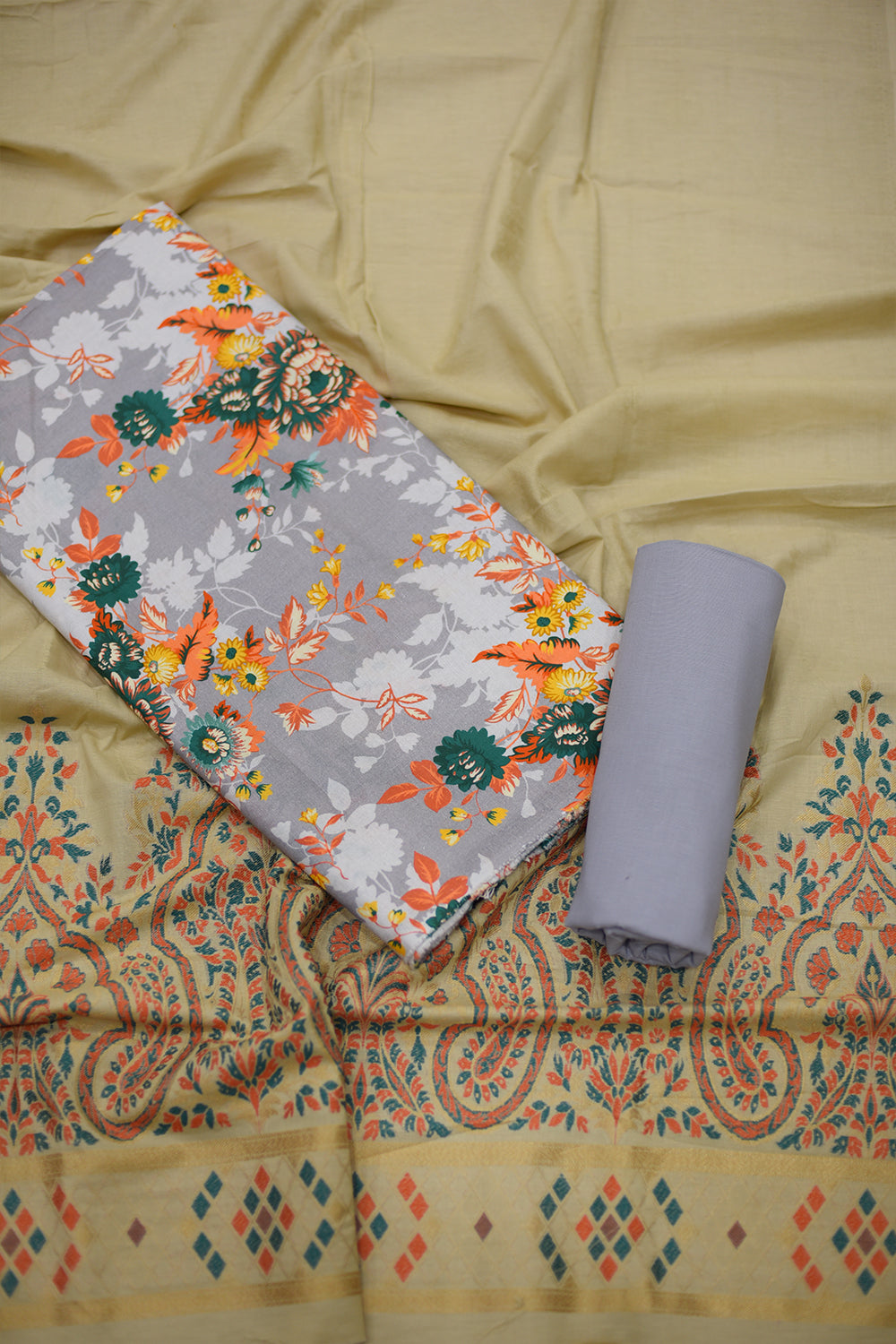 3Pcs Printed Khaddar Desgin -22