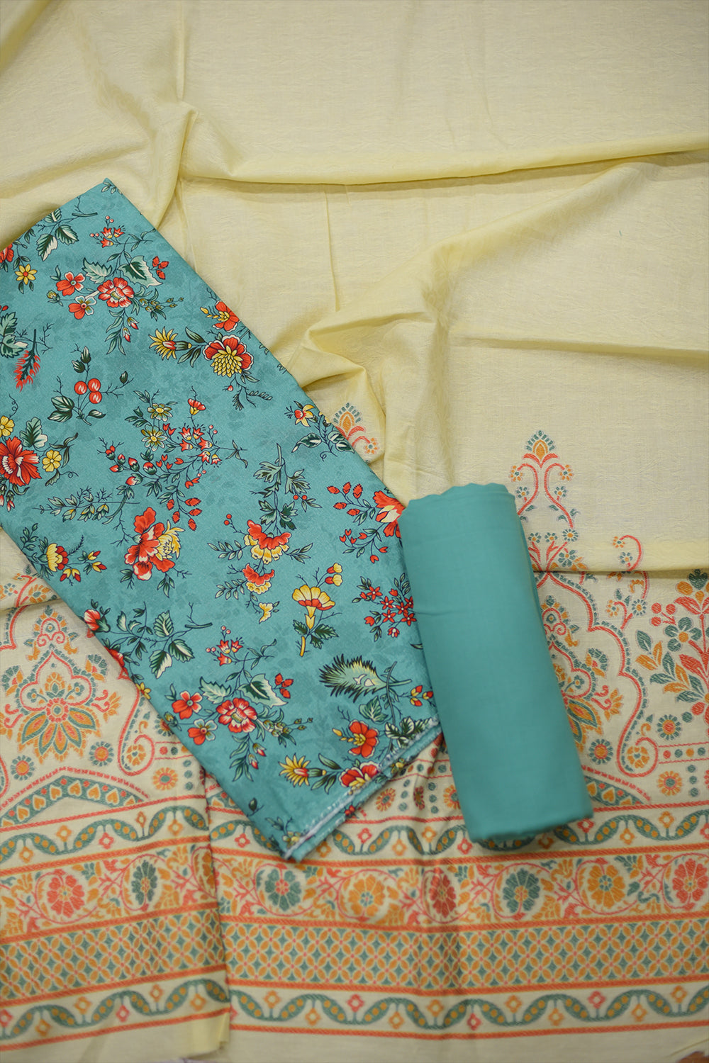 3Pcs Printed Khaddar Desgin -23