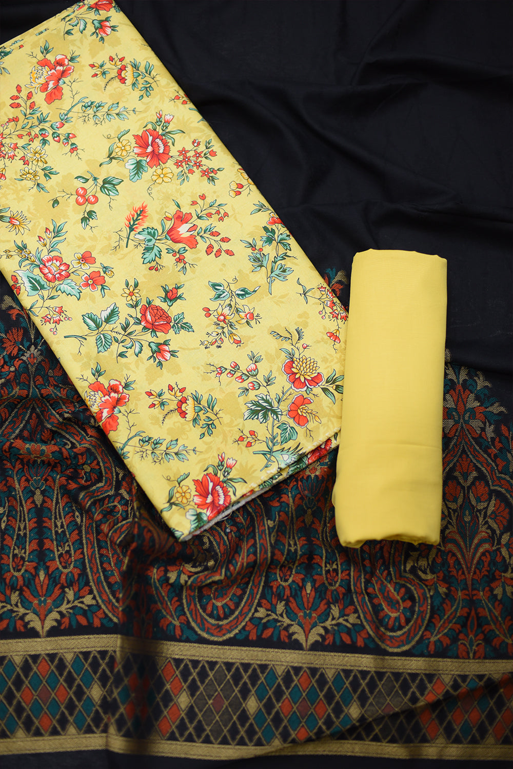 3Pcs Printed Khaddar Desgin -21