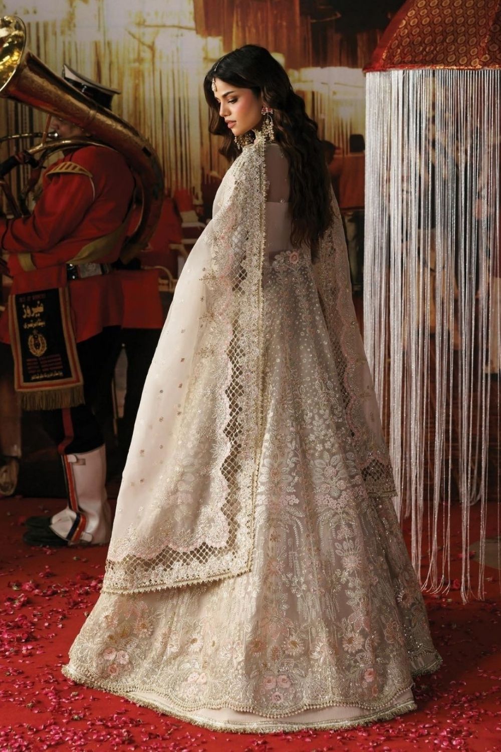 Afrozeh Shehnai Wedding Formals'26  3 Piece Unstitched Embroidered Suit Mannat
