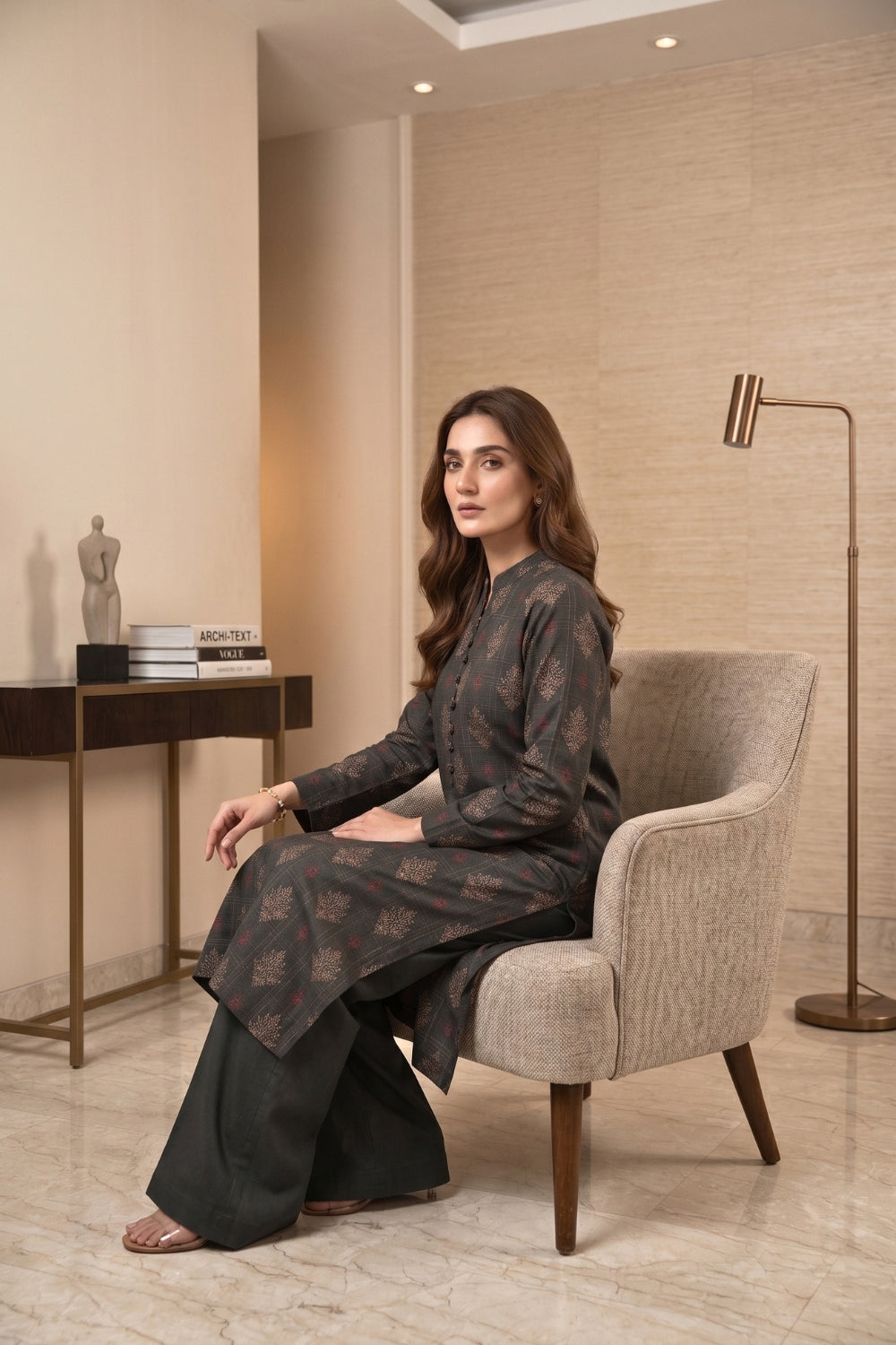 2Pcs Unstitched Printed Marina Ghazal Collection Desgin - 5