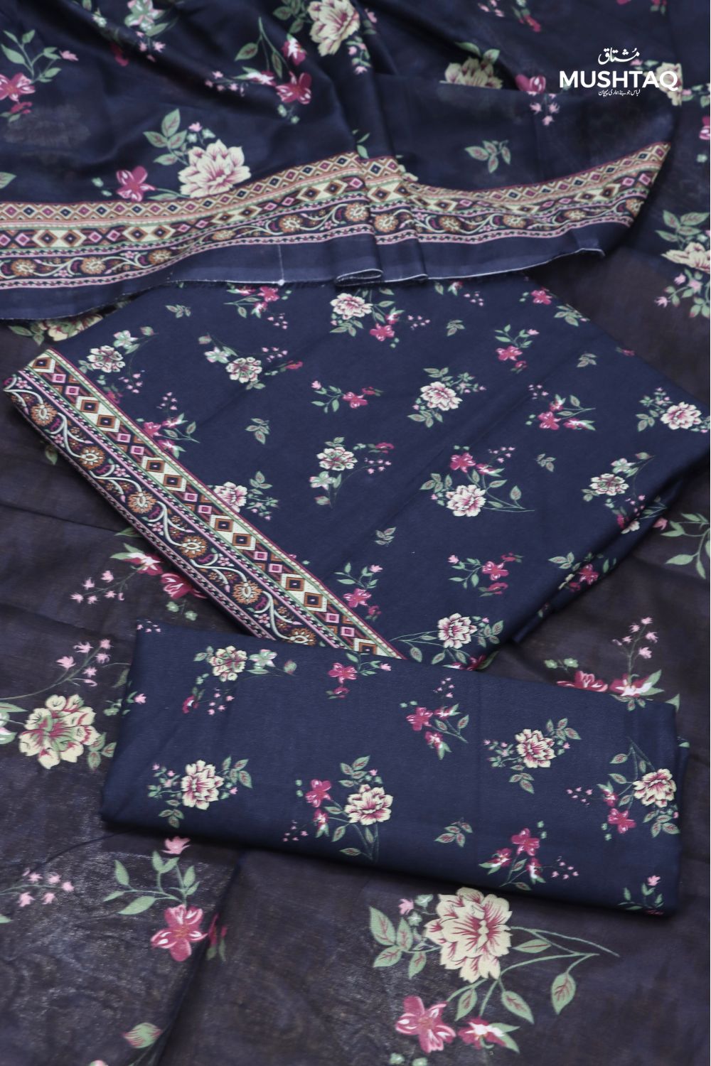 3Pcs Printed Lawn Desgin - 105