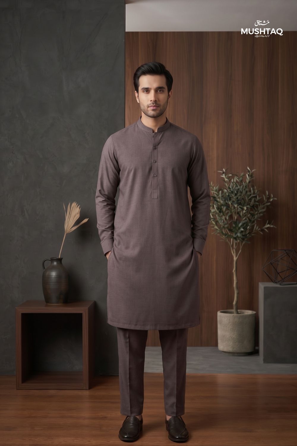 Mens Unstitched Cotton Khaddar Collection Desgin - 5