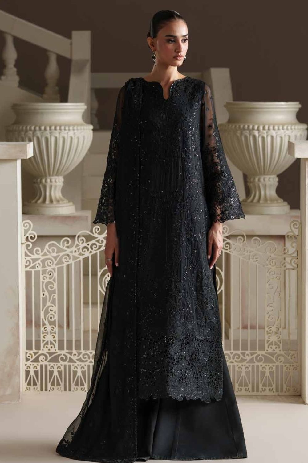 Emaan Adeel Modern Heirloom 3Pcs Unstitched Chiffon Collection OTTILIE