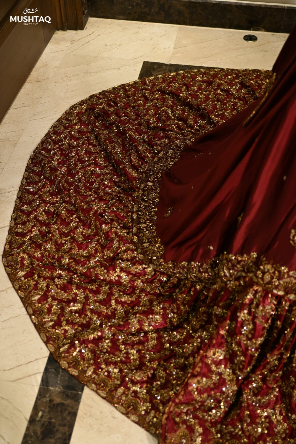 Dastaan-e-Uroos Bridal Wear by MCS Unstitched Handmade Pure Tissue Silk Bridal Wear Collection