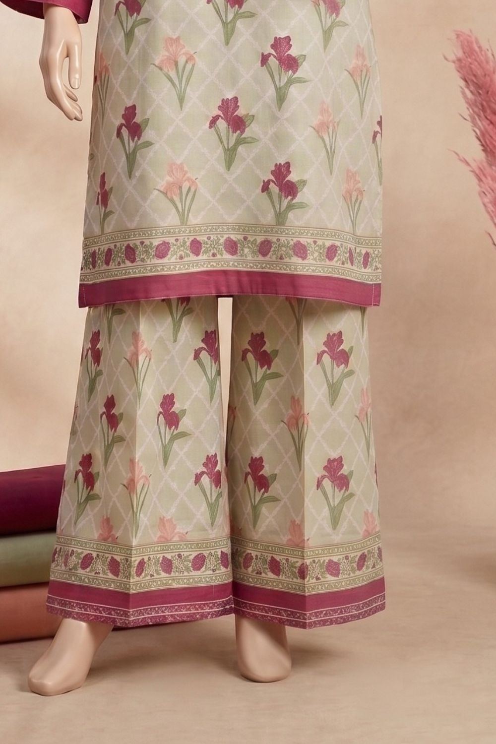 2Pcs Unstitched Printed Lawn Dua Collection Desgin - 6