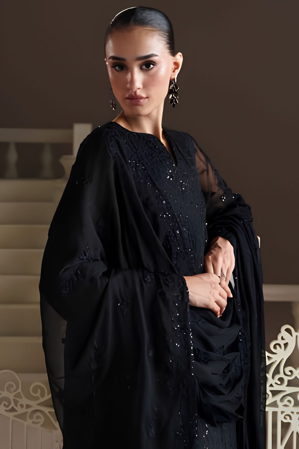 Emaan Adeel Modern Heirloom 3Pcs Unstitched Chiffon Collection OTTILIE