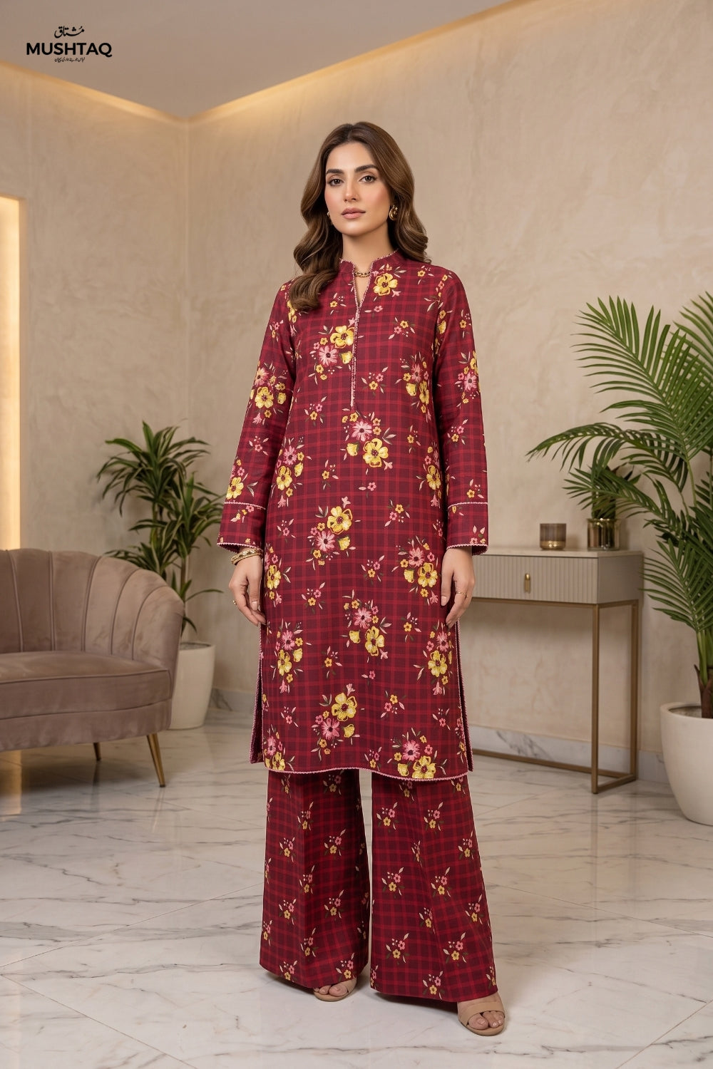 2Pcs Unstitched Courtrai Marina Collection Desgin - 5