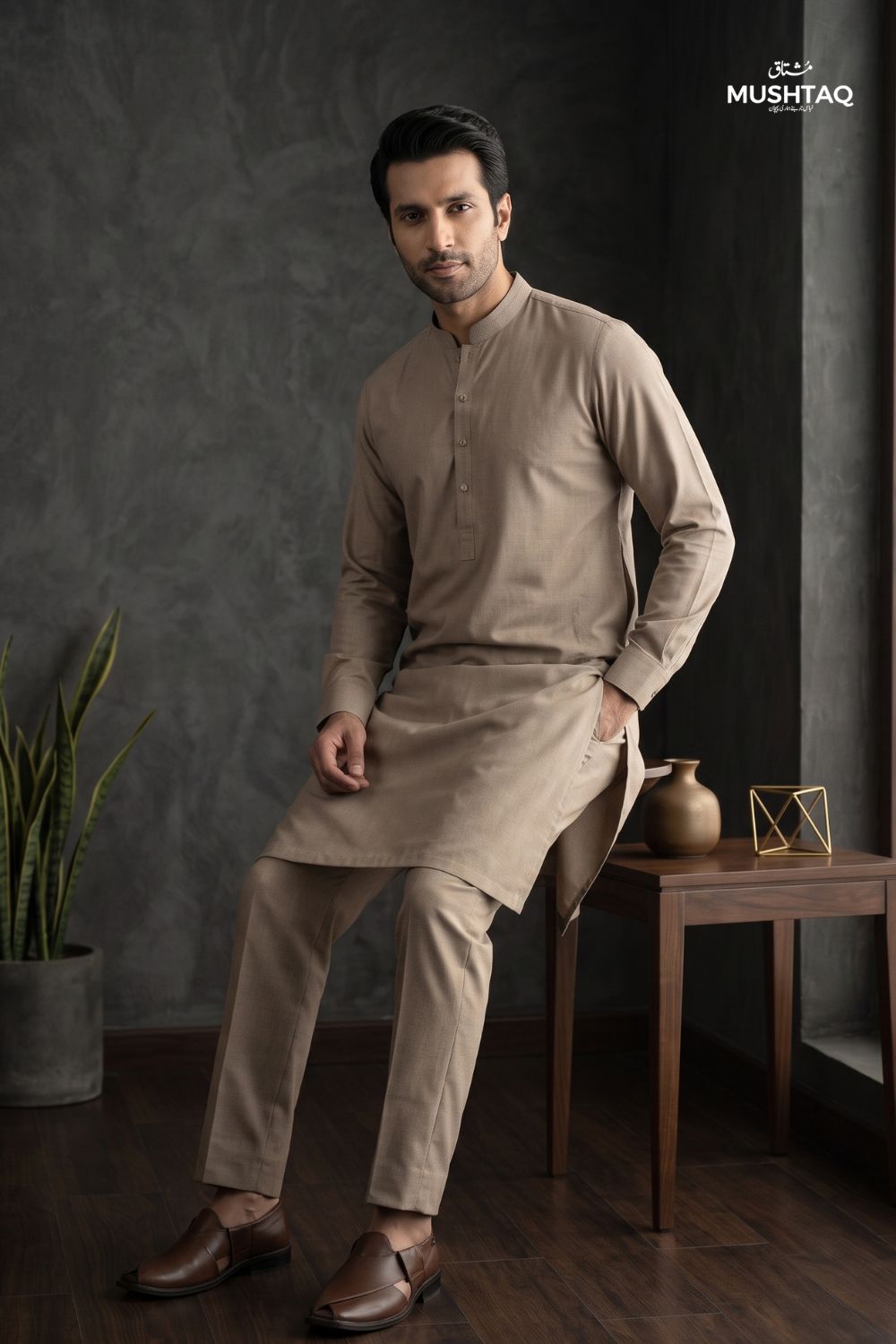 Mens Unstitched Cotton Khaddar Collection Desgin - 7