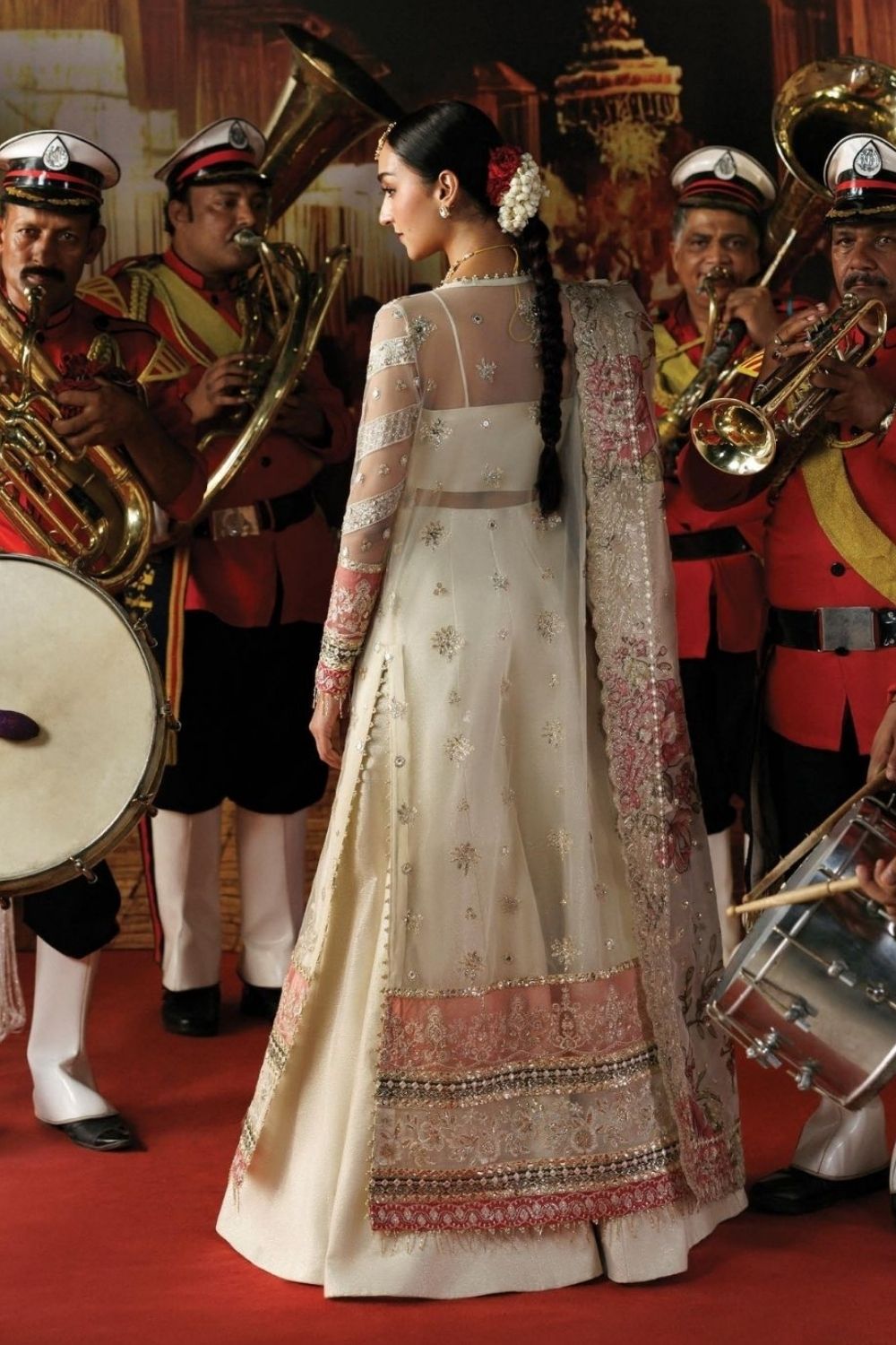 Afrozeh Shehnai Wedding Formals'26  3 Piece Unstitched Embroidered Suit Rang-e-Wafa