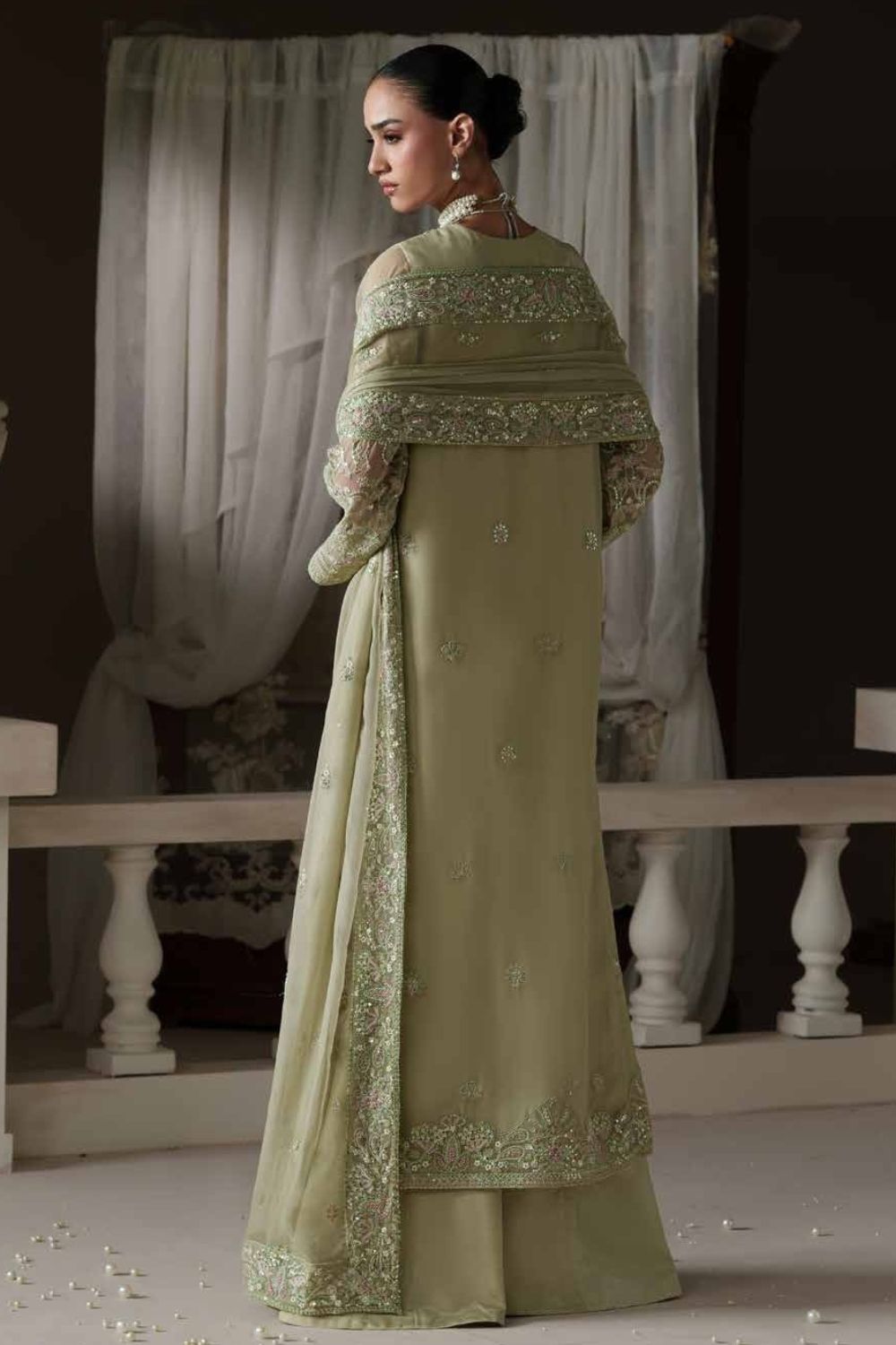 Emaan Adeel Modern Heirloom 3Pcs Unstitched Chiffon Collection MODERN BELLE