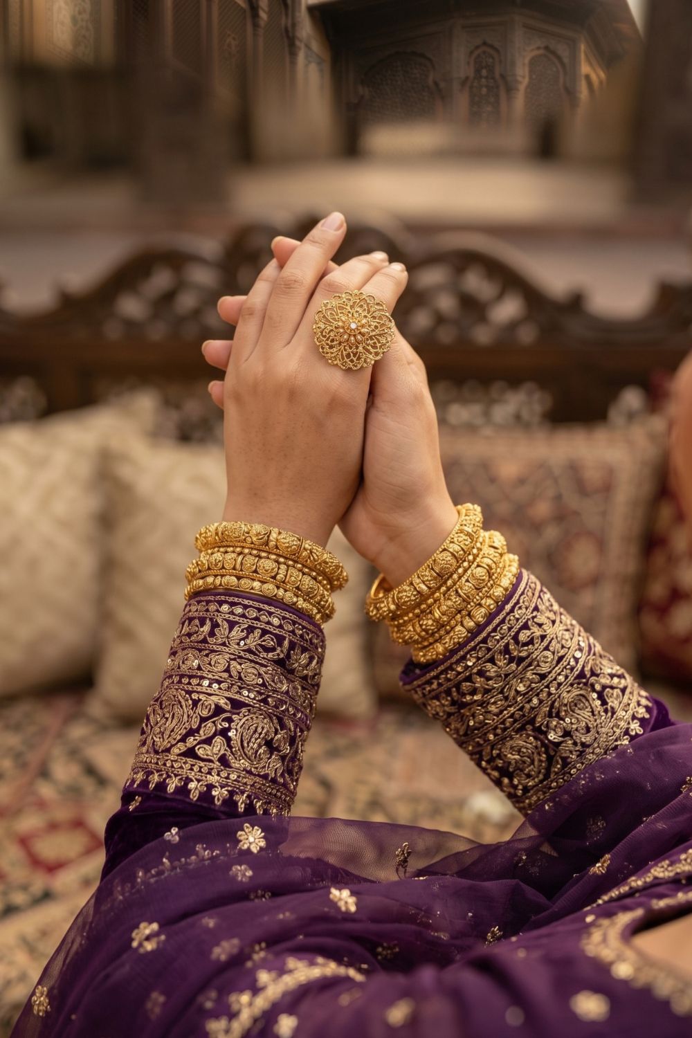 Mushtaq 3pcs Stitched Chiffon Collection Desgin - 5