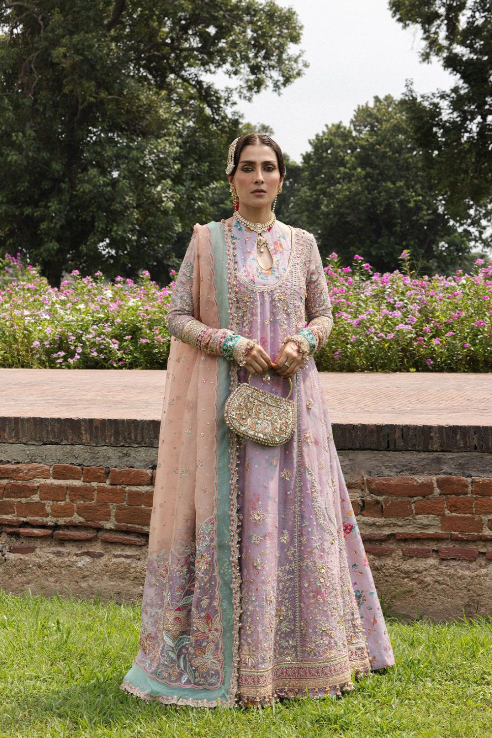 Hussain Rehar The Doll House 3pcs Unstitched Festive Collection Gulrang
