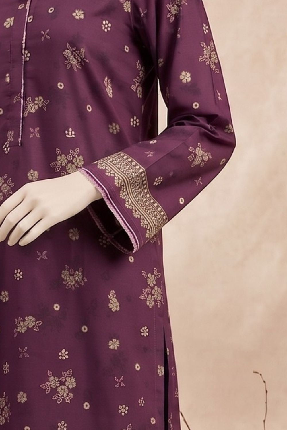 2Pcs Unstitched Printed Lawn Dua Collection Desgin - 5