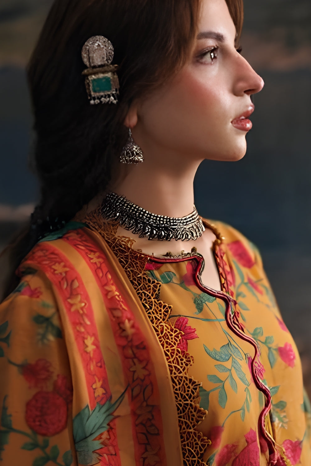 Maria B 3 Piece Unstitched Printed Suit MB-CUSV15-06B