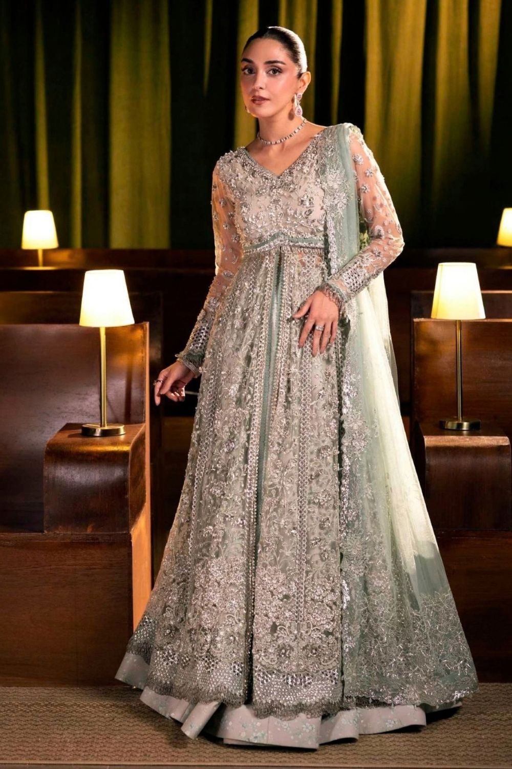 Elaf Premium Serenade 3 Piece Unstitched Embroidered EHM-06 MOONVEIL