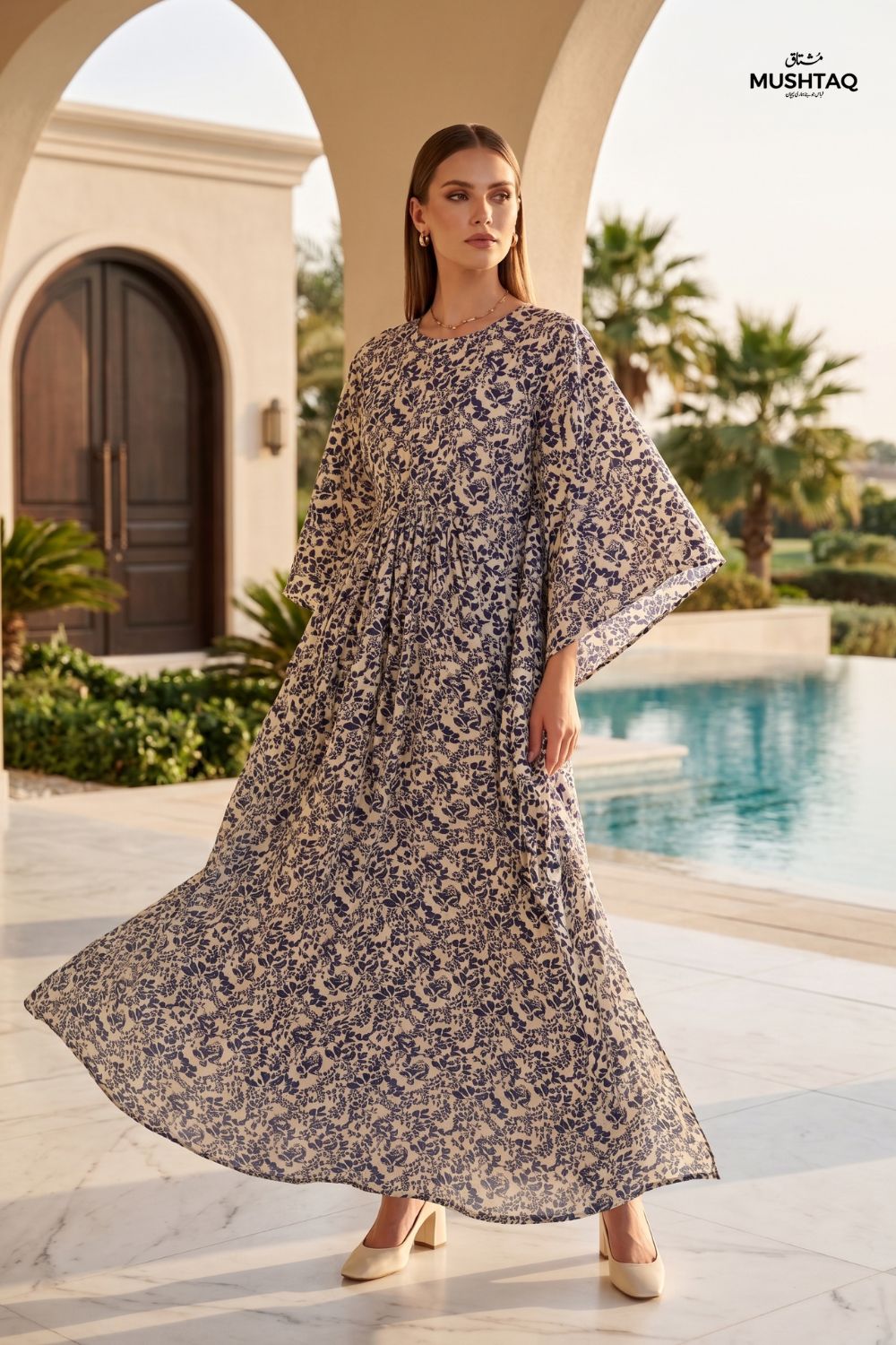 Mushtaq Stitched Printed Kaftan Collection Desgin - 7