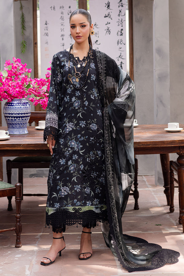 Bloom by Nureh Unstitched Embroidered Lawn 3 Piece Suit NU26UBL BL-11 - Festive Collection