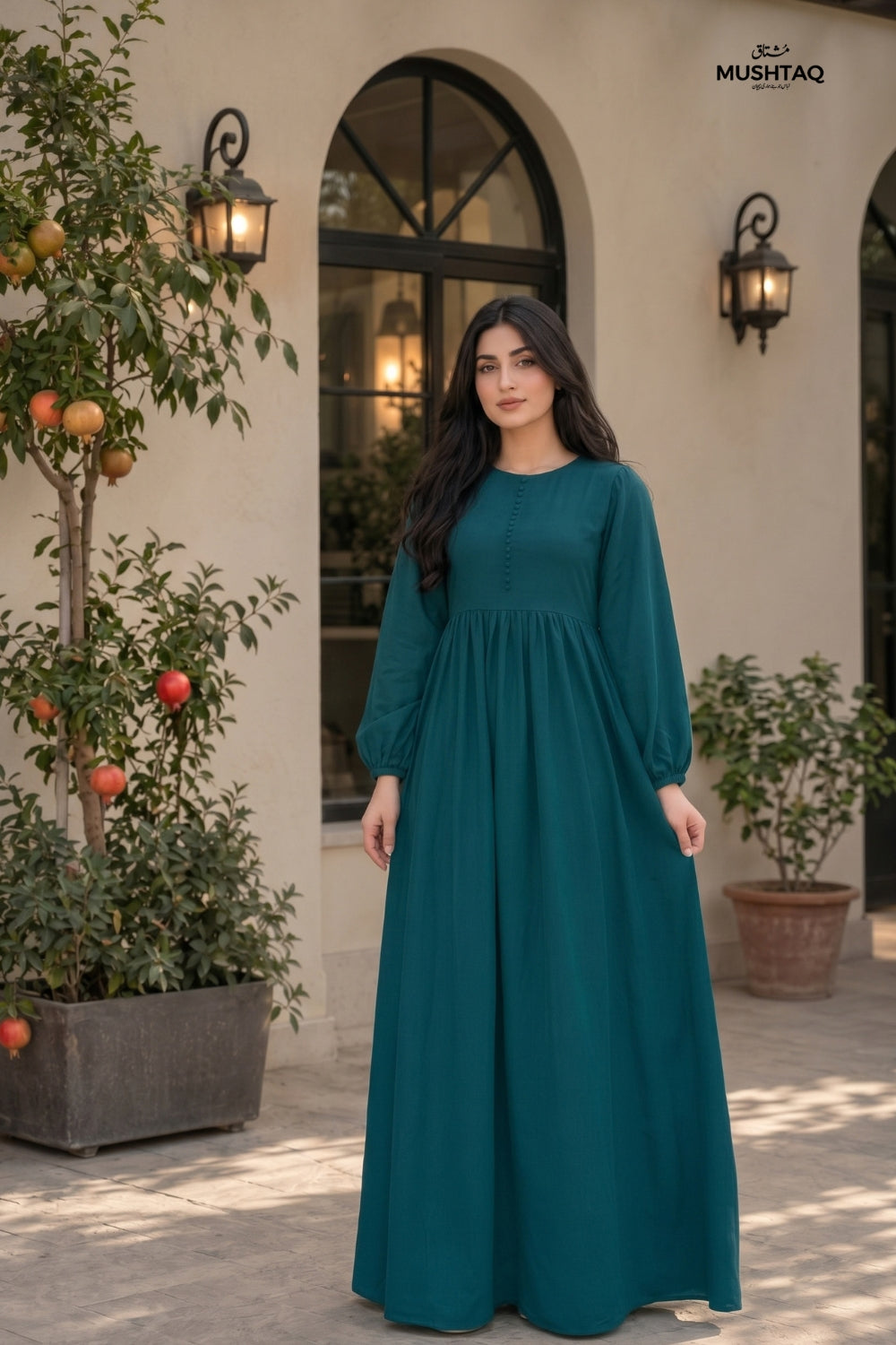 Mushtaq 2Pcs Unstitched Plain Khaddar Aira Collection Desgin - 1